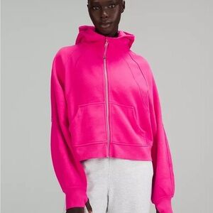 Lululemon sonic pink scuba full zip